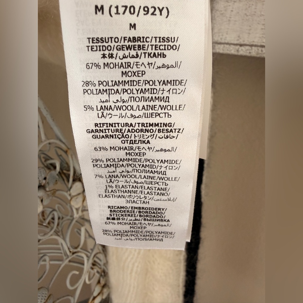 Gucci Adidas Collaboration cropped cream mohair sweater - Picture 7 of 7